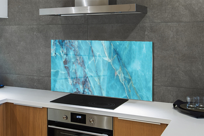 Panel szklany do Kuchni Marmurowy Dekor Ścienny