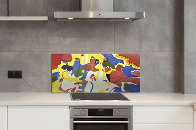 Panel nad Blat Kuchenny Kompozycja Orientalna - Kandinsky