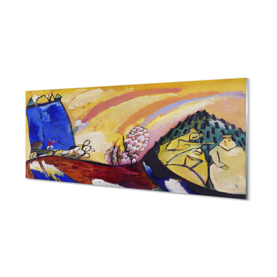 Panel nad Blat Kuchenny Obraz z Trójką - Wassily Kandinsky