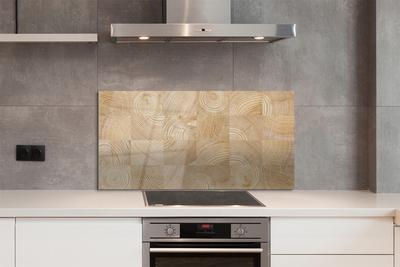 Szklany Panel Układ Drewnianych Kostek