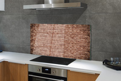 Szkło do Kuchni na Ścianę Klasyczna Cegła Vintage