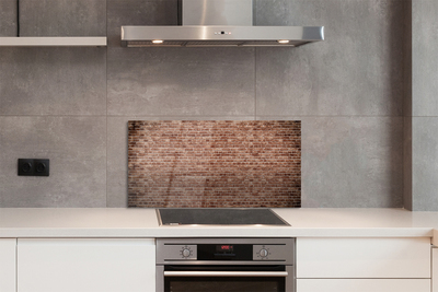 Szkło do Kuchni na Ścianę Klasyczna Cegła Vintage