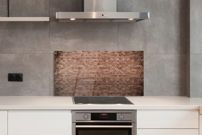 Szkło do Kuchni na Ścianę Klasyczna Cegła Vintage