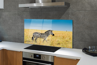 Panel nad Blat Kuchenny Samotna Zebra na Polu