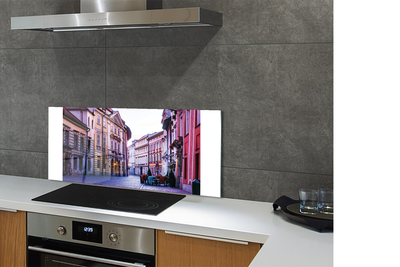 Szkło Ozdobne do Kuchni Zabytkowe Stare Miasto w Krakowie