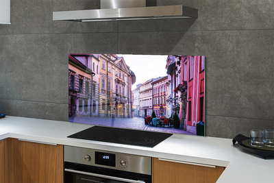 Szkło Ozdobne do Kuchni Zabytkowe Stare Miasto w Krakowie