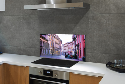 Szkło Ozdobne do Kuchni Zabytkowe Stare Miasto w Krakowie