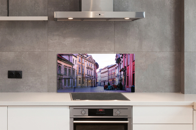 Szkło Ozdobne do Kuchni Zabytkowe Stare Miasto w Krakowie