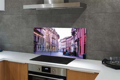 Szkło Ozdobne do Kuchni Zabytkowe Stare Miasto w Krakowie