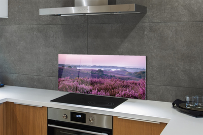 Szklany Panel Natura: Pole Wrzosów