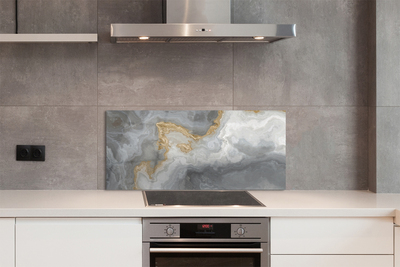 Panel szklany do Kuchni Malowniczy Wzór Marmurowy