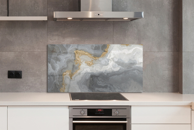 Panel szklany do Kuchni Malowniczy Wzór Marmurowy