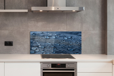 Szklany Panel Mikroświat Kropli Wody