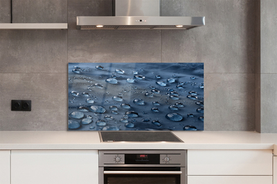 Szklany Panel Mikroświat Kropli Wody