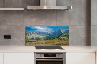 Panel szklany do Kuchni Górska Osada w Dolinie