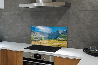 Panel szklany do Kuchni Górska Osada w Dolinie