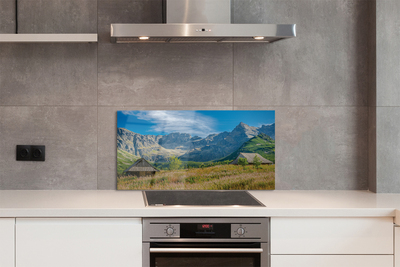 Panel szklany do Kuchni Górska Osada w Dolinie