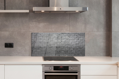 Szkło do Kuchni na Ścianę Czerwona Ściana z Cegieł