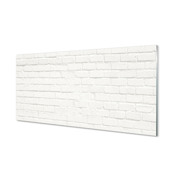 Szklany Panel Cegła mur ściana