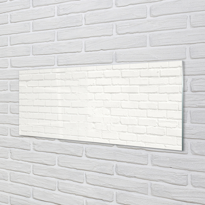 Szkło do Kuchni na Ścianę Industrialny Design: Cegła
