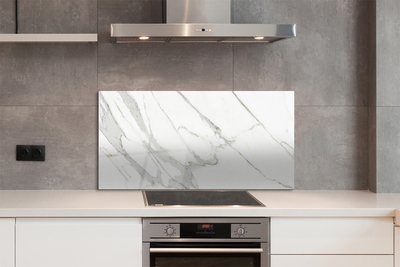Szkło do Kuchni na Ścianę Organiczny Wzór Marmurowy