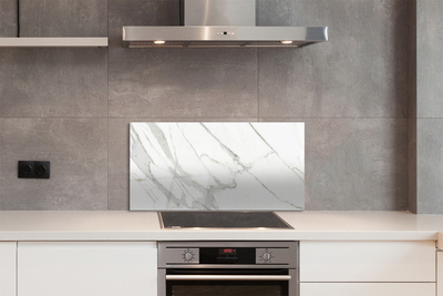 Szkło do Kuchni na Ścianę Organiczny Wzór Marmurowy