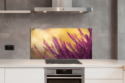 Szklany Panel Świeże Kwiaty Ogrodowe