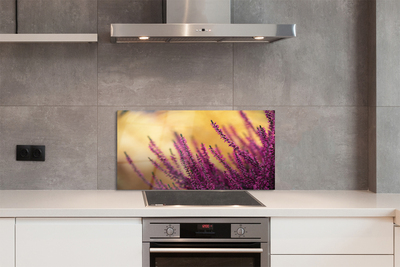 Szklany Panel Świeże Kwiaty Ogrodowe