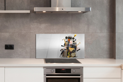 Szkło Ozdobne do Kuchni Muzyczne Trio z Mikrofonem