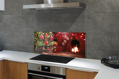 Panel szklany do Kuchni Magia Świątecznych Prezentów