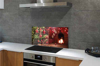 Panel szklany do Kuchni Magia Świątecznych Prezentów