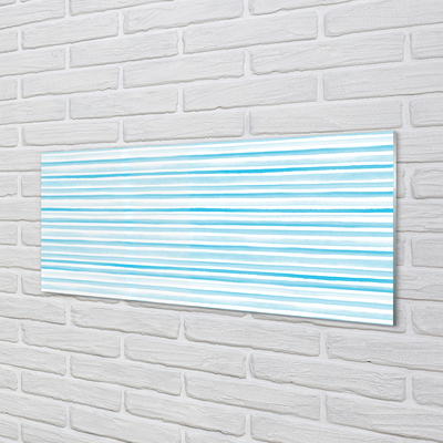 Panel Szklany Marynarskie Niebieskie Paski