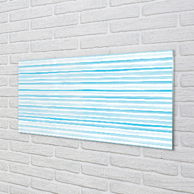 Panel Szklany Marynarskie Niebieskie Paski