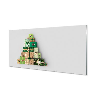 Panel szklany do Kuchni Bożonarodzeniowe Prezenty