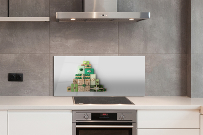 Panel szklany do Kuchni Bożonarodzeniowe Prezenty