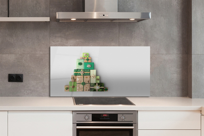 Panel szklany do Kuchni Bożonarodzeniowe Prezenty