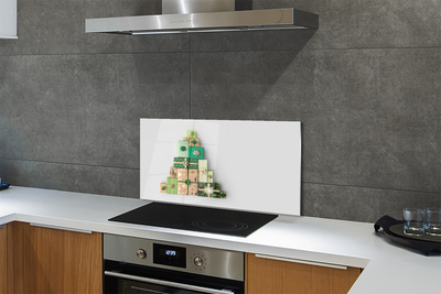 Panel szklany do Kuchni Bożonarodzeniowe Prezenty