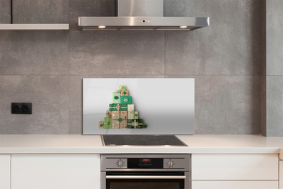 Panel szklany do Kuchni Bożonarodzeniowe Prezenty