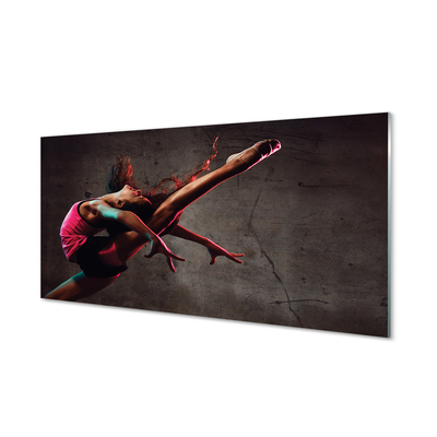 Szklany Panel Akrobatyczny Szpagat