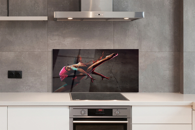 Szklany Panel Akrobatyczny Szpagat