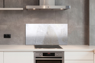 Szklany Panel Dmuchawiec i Rosa w Abstrakcji