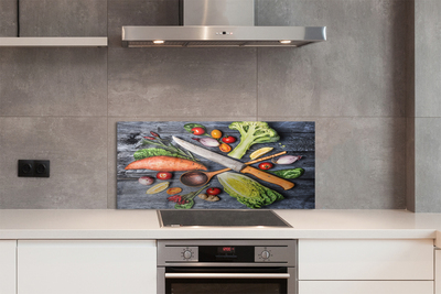 Panel nad Blat Kuchenny Przygotowanie Warzywnego Posiłku