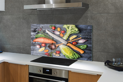 Panel nad Blat Kuchenny Przygotowanie Warzywnego Posiłku