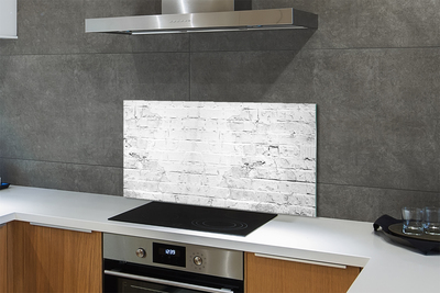 Szklany Panel Dekoracyjna Czerwona Cegła