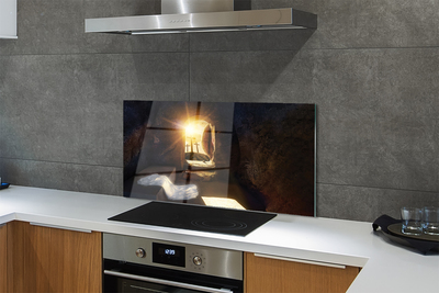 Szklany Panel Jaskinia i Krzyże o Poranku