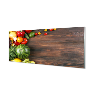 Panel nad Blat Kuchenny Arbuz i Pomidorki Koktajlowe