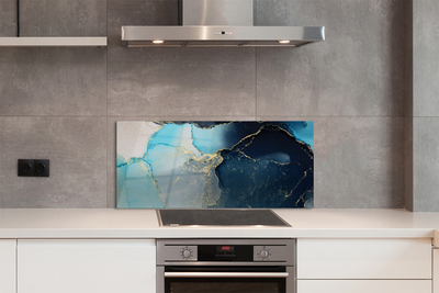 Szkło do Kuchni na Ścianę Nowoczesny Marmur Abstrakcyjny