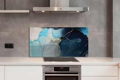 Szkło do Kuchni na Ścianę Nowoczesny Marmur Abstrakcyjny