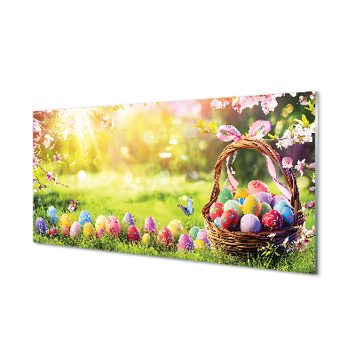 Panel nad Blat Kuchenny Pisanki na Kwiecistej Łące