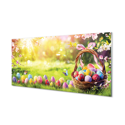 Panel nad Blat Kuchenny Pisanki na Kwiecistej Łące